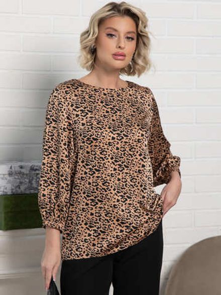 Блуза Прерия (коричневый) Б15124-30М LT Collection