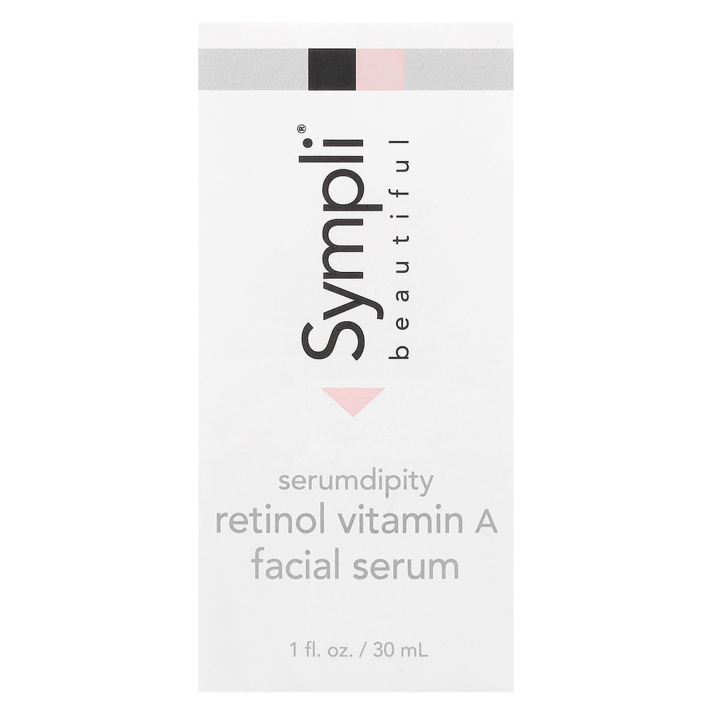 Sympli Beautiful, Serumdipity, сыворотка для лица с витамином A (ретинолом), 30 мл (1 жидк. унция)