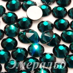 Стразы Solvo холодной фиксации, Эмеральд