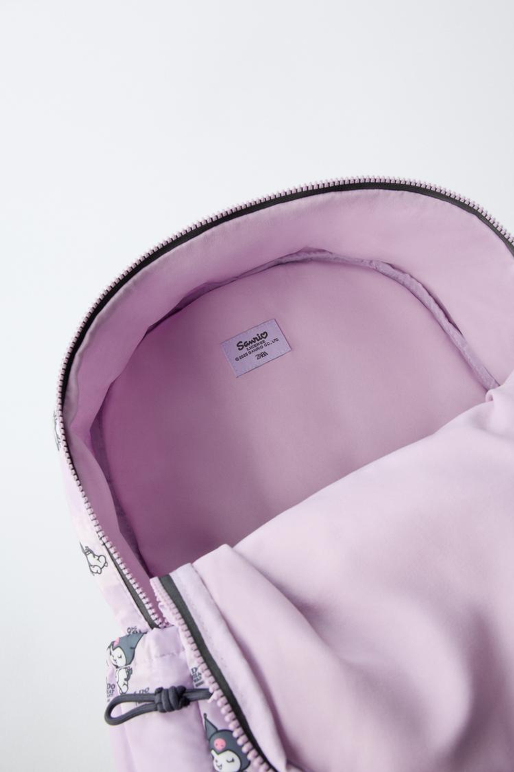 ZARA ШКОЛЬНЫЙ РЮКЗАК KUROMI © SANRIO, ЦВЕТ МАЛЬВЫ