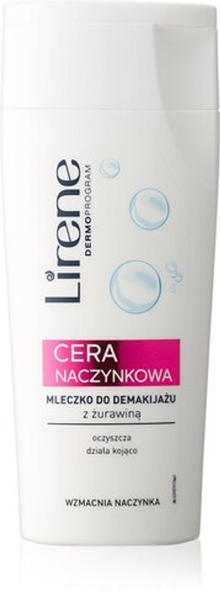 Lirene Redness - питательное очищающее молочко для лица и области вокруг глаз /   200  ml  / GTIN 5900717070820