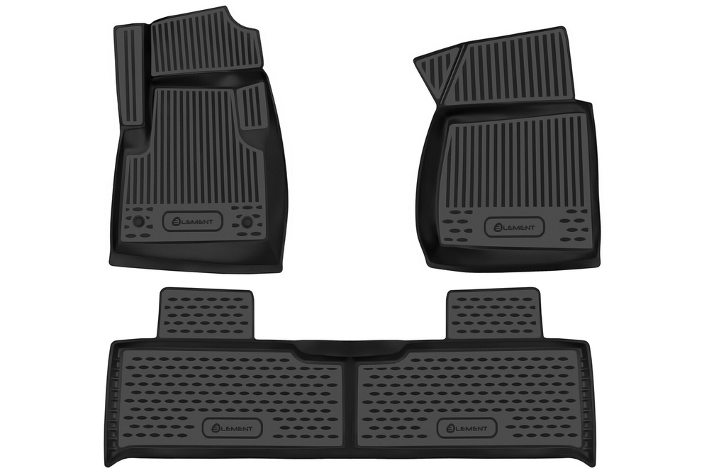 Коврики в салон для УАЗ Patriot 3163, 2014-, 3шт. (полиуретан) арт.ELEMENT3DA39784210K