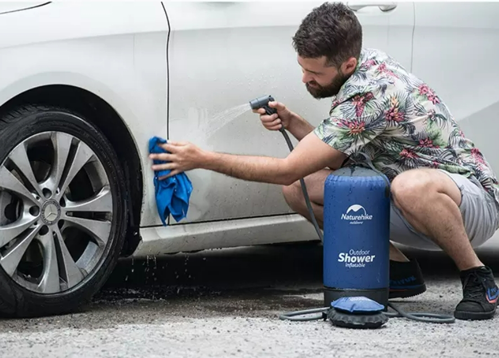 Душ кемпинговый Naturehike с ножным насосом
