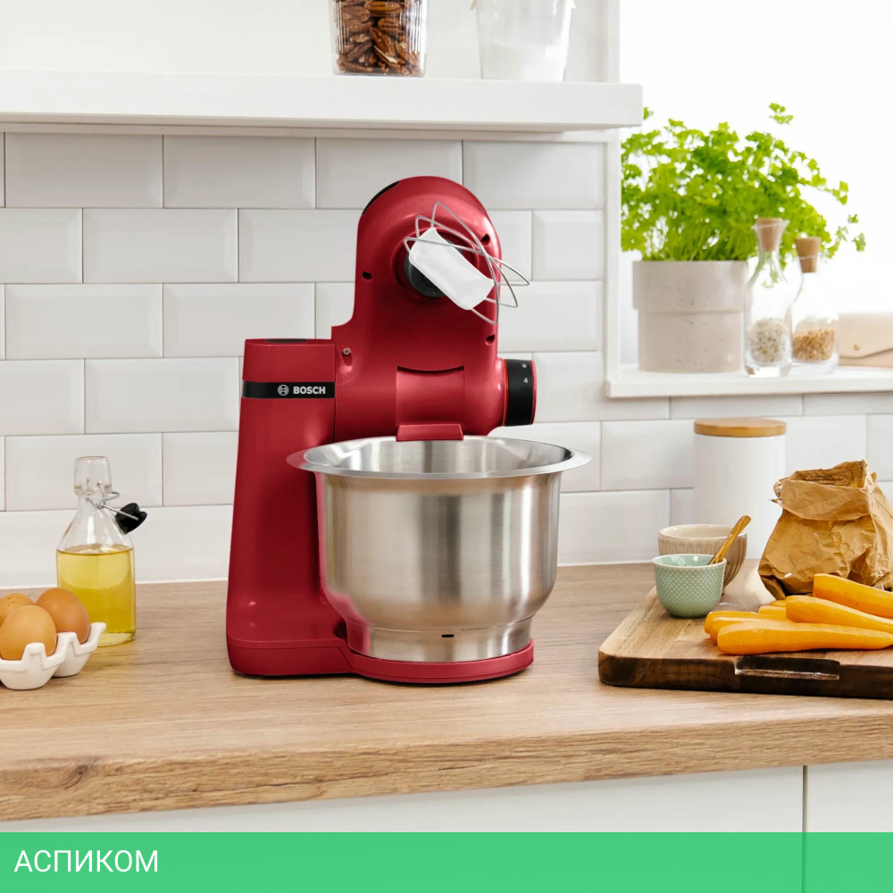 Кухонный комбайн Bosch MUMS2ER01 красный