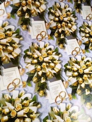 Бумага глянцевая 70*100см Свадьба 8 /1 лист