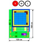 Набор GigaBloks 10: Домик на платформе