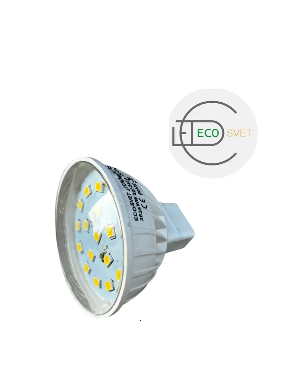 Светодиодная LED лампа MR16(GU5.3) 4W тёпл. 10шт