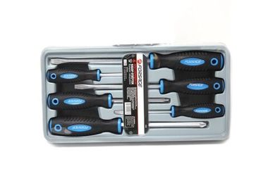 Набор отверток магнитных ''Profi''S2, 6пр. (PH:1x75, 2x100, 3x150мм, SL 5.5х100, 6.5х150, 8х175мм)в лотке Forsage F-2068