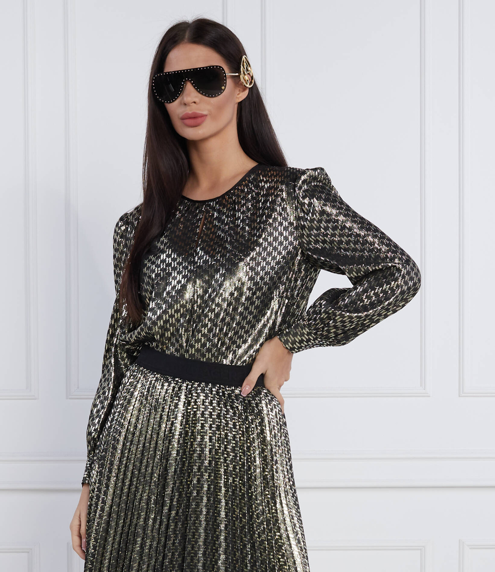 блузка lurex monogram Karl Lagerfeld - черный(226W1609)