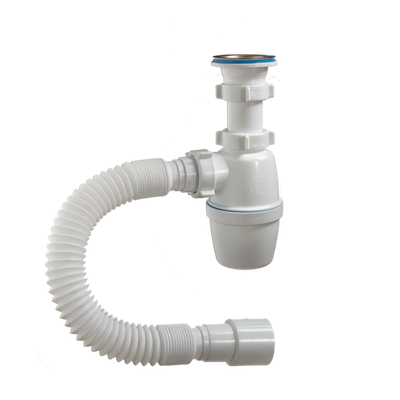 4001 Сифон 1 1/2 40 с гибкой трубой ОРИО (35/1шт)