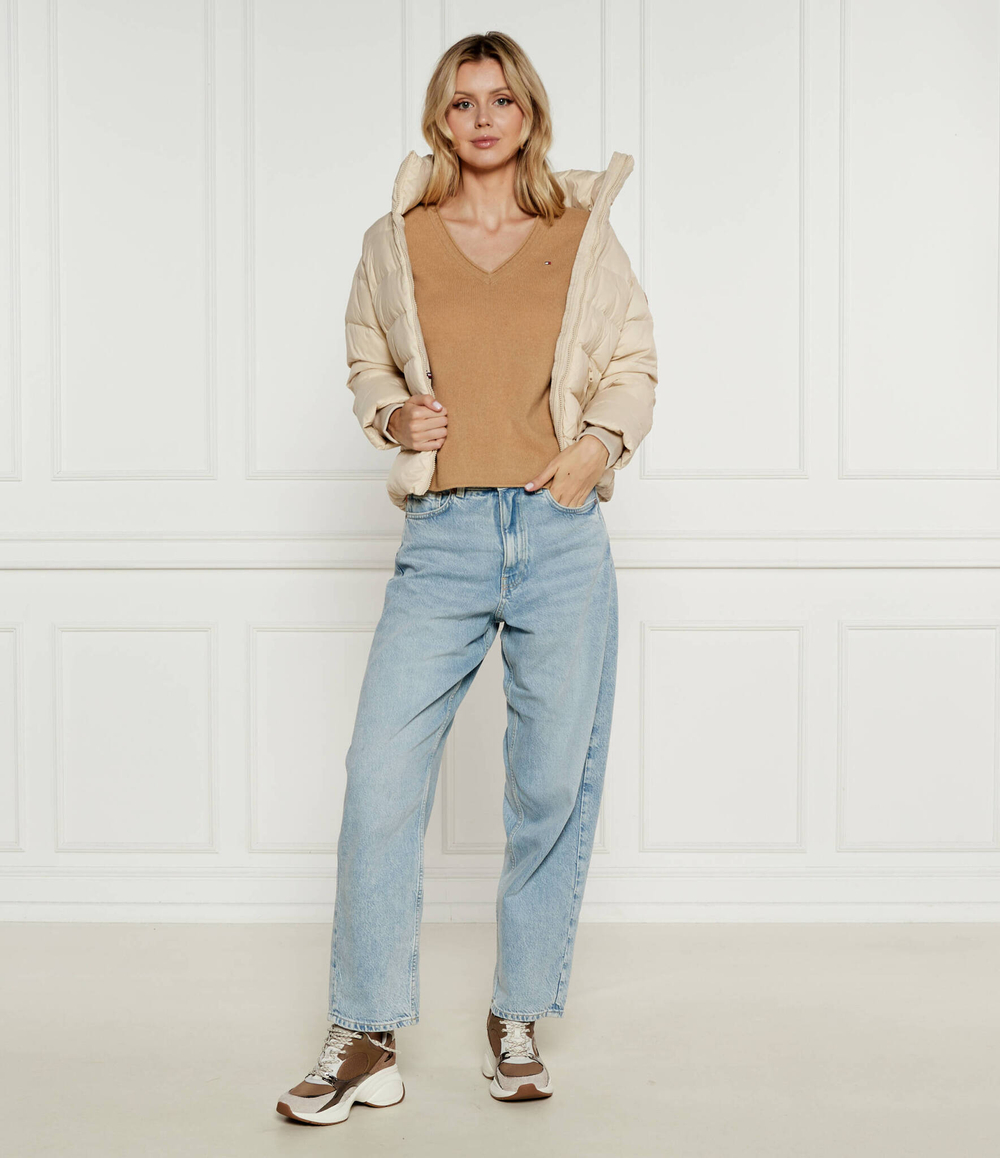 Шерстяной свитер Tommy Hilfiger - коричневый(WW0WW43505)