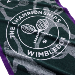Полотенце теннисноеWimbledon Championship Towel 2024 - Фиолетовый, зеленый