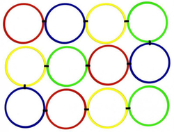 Лесенка тренировочная Pro's Pro Speed Ring Ladder 12 pcs