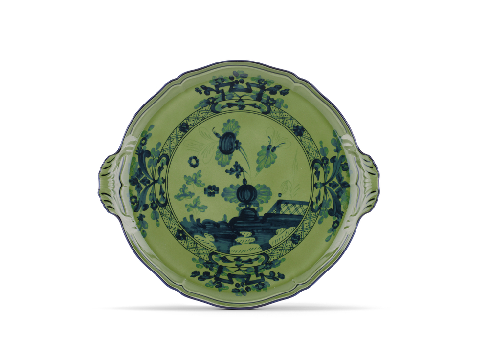 Тарелка для торта Richard Ginori Oriente Italiano Malachite (30.5 см)