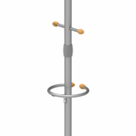 ВЕШАЛКА NIKA НАПОЛЬНАЯ С ДЕР. НАКОНЕЧНИКАМИ ВКО1