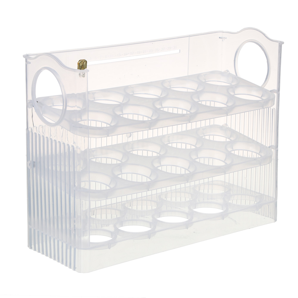 Подставка для хранения яиц тм VETTA, полипропилен, 26x20x10 см, цвет белый