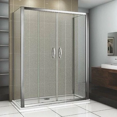 Душевой уголок Good Door Infinity WTW-TD+SP+SP 160х90 стекло матовое/профиль хром