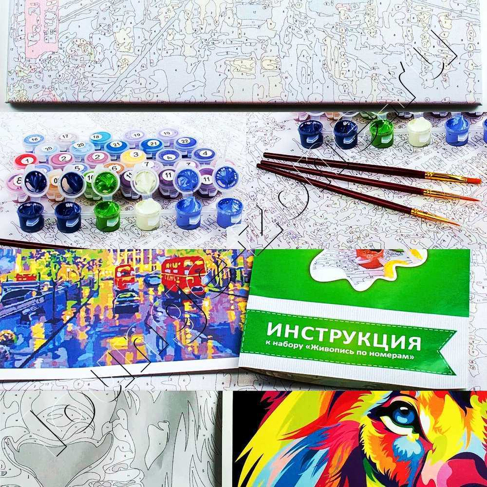 Картина по Номерам Знойные Цветы EX5696 | Lounge-Zone.ru