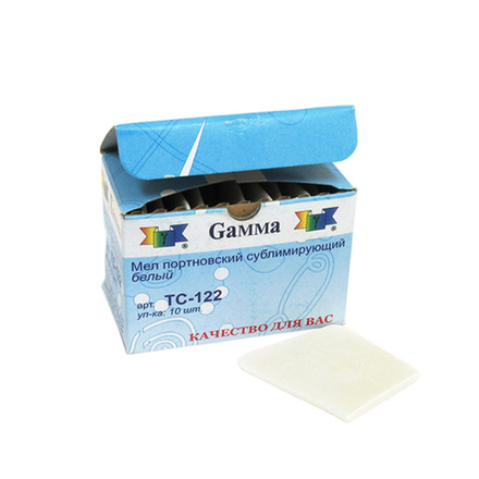 "Gamma" ТС-122 Мел портновский сублимирующий белый