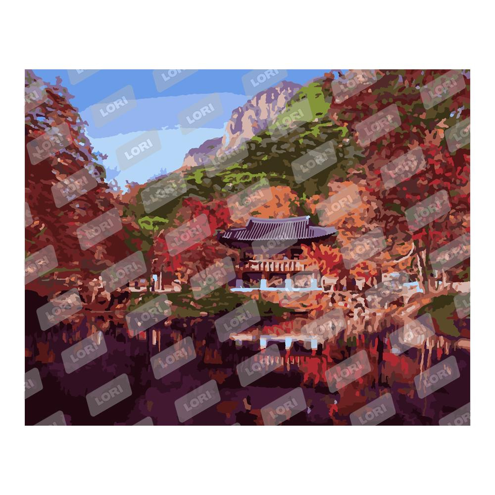 Картина по номерам 40*50см "Город Кёнджу" (Lori)