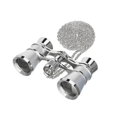 Театральный бинокль Levenhuk Broadway 325B, серебристый