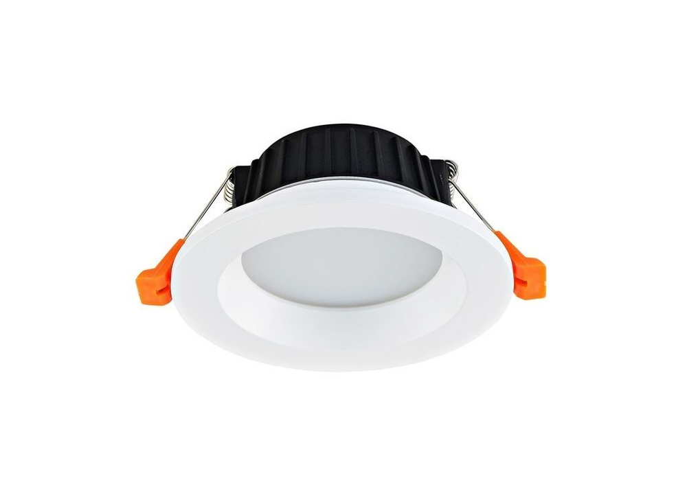 Donolux LED Ritm cветильник встраиваемый,  9W,  800Lm, 4000К,  D122хH65мм,  IP44,  120°,  Ra&gt;80,  монтаж. D9