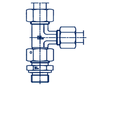 Штуцер FNLE DL08 BSP1/4" (корпус)