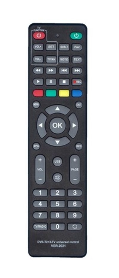 Пульт универсальный DVB-T2 +3 (Версия 2021)