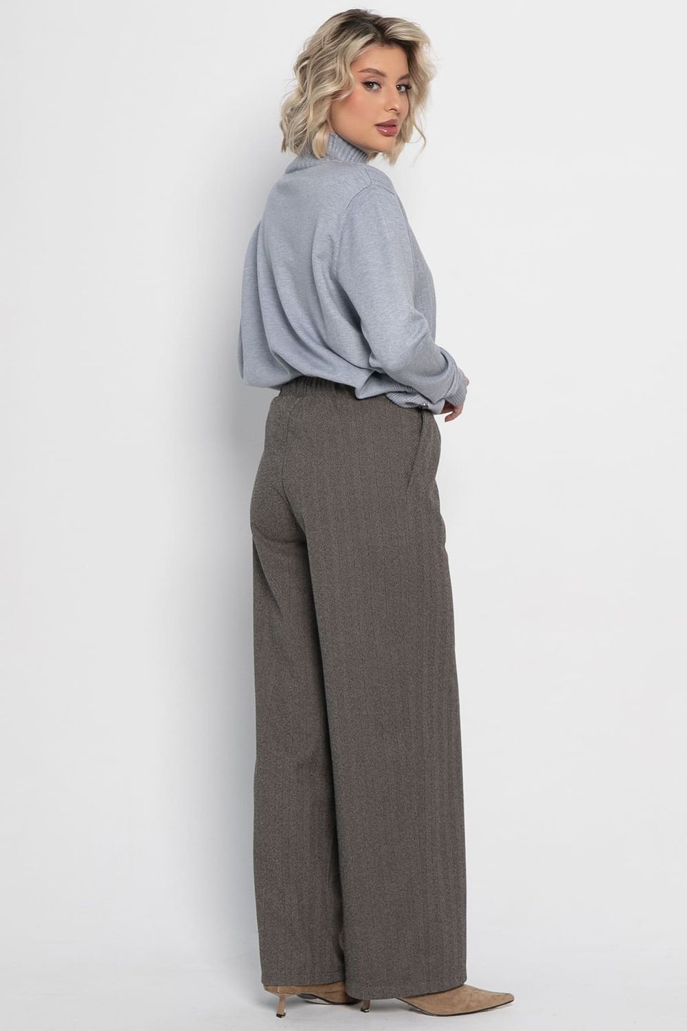 Брюки прямые Лиора (коричневые) Б15007-8М LT Collection