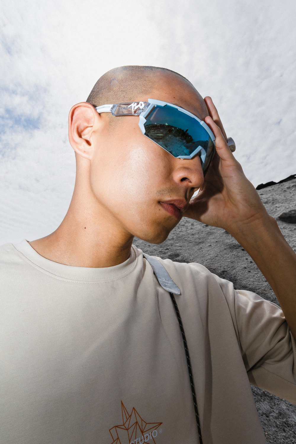 Спортивные очки 720armour Mars / Clear / Smoke Blue White Lens