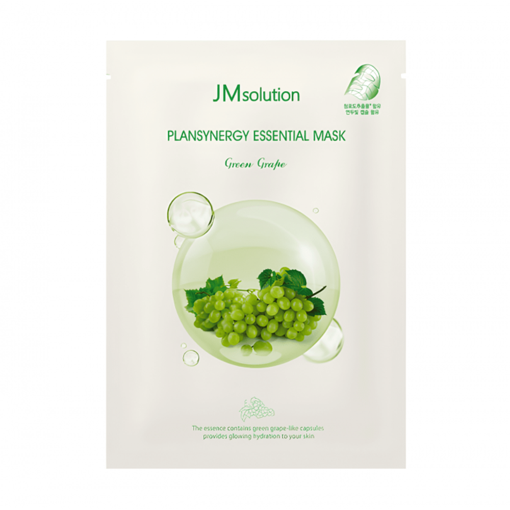 JMsolution Ревитализирующая маска с зелёным виноградом Plansynergy Essential Mask Green Grape