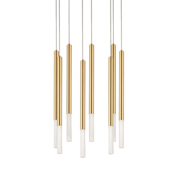 L8T747133 Люстра TUBO LED 40W 2000LM 360G ЗОЛОТО 3000K