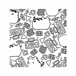 Книжка-раскраска PUSHEEN "Маленькая мяу-раскраска", 245х245 мм, 96 страниц, ЭКСМО, 29255