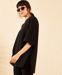 Qadın üçün qara rəngli köynək