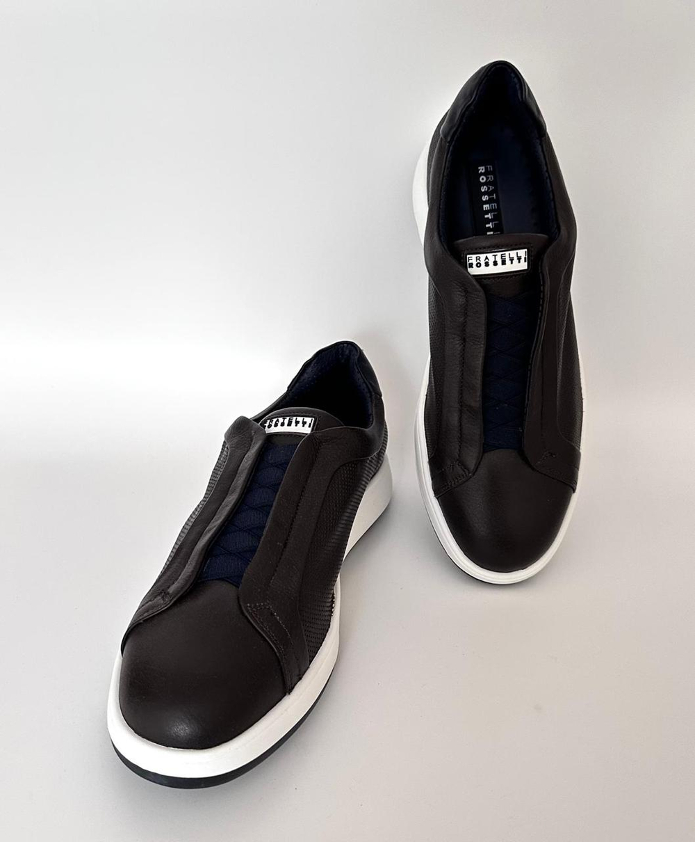 Кроссовка мужские Fratelli Rossetti кожаные коричневые