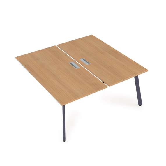 10БДК.279 Стол системы Бенч, сдвоенный, на 2 рабочих места - конечный (1400*1435*750)