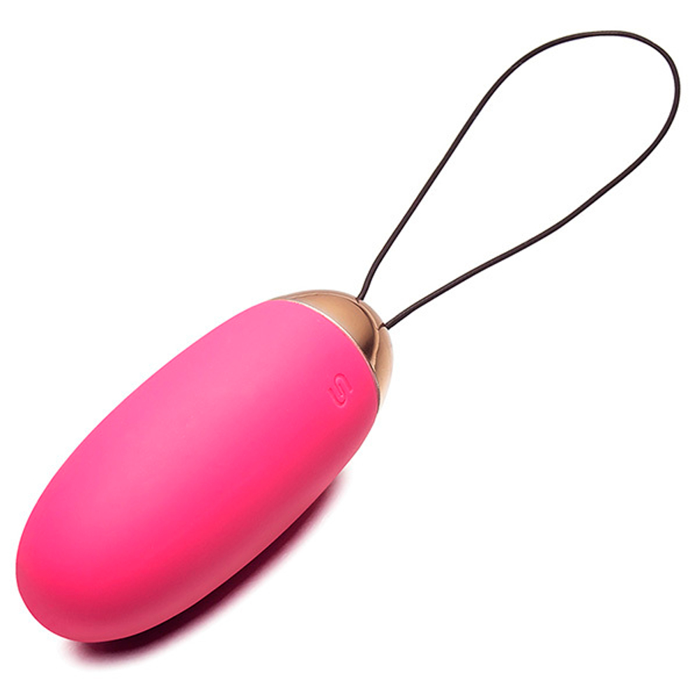 Сливово-розовое виброяйцо 8см с пультом ДУ Svakom Elva SCB-02-PMR