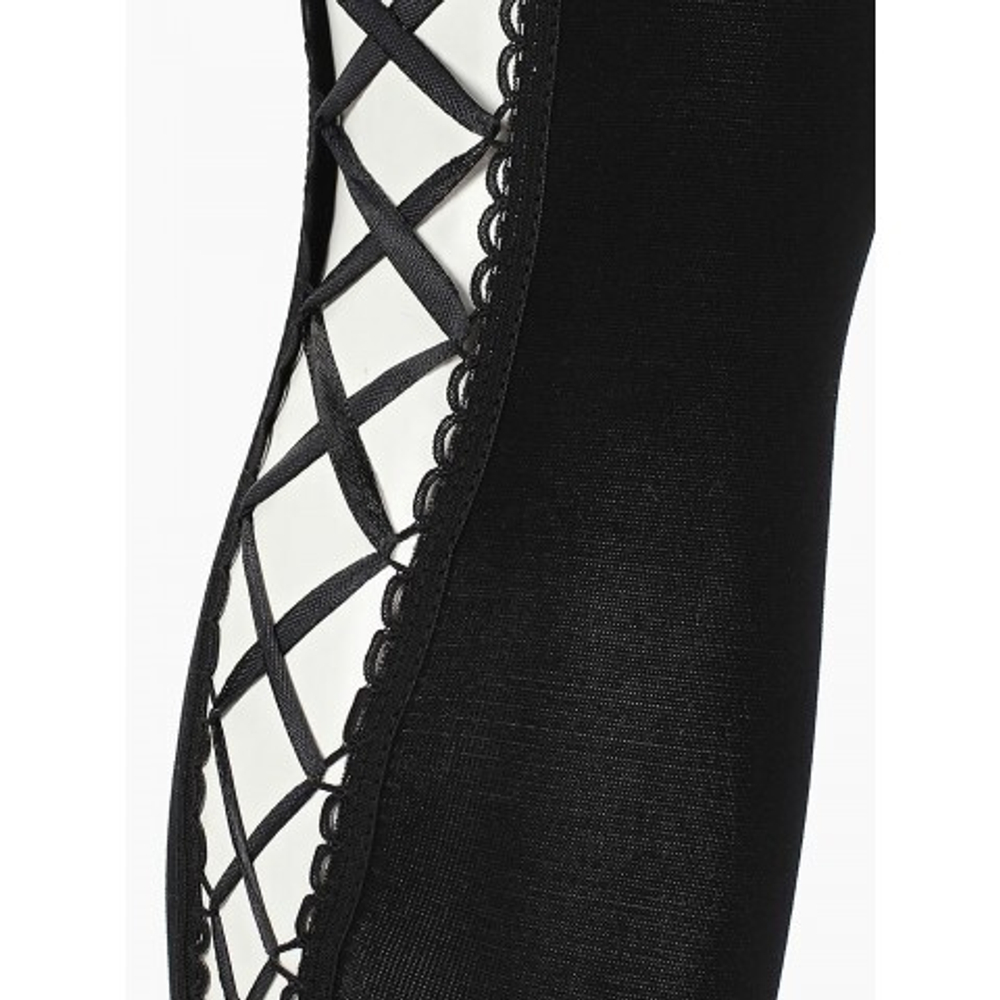 Чулки со шнуровкой сзади (Sense) (S/M)