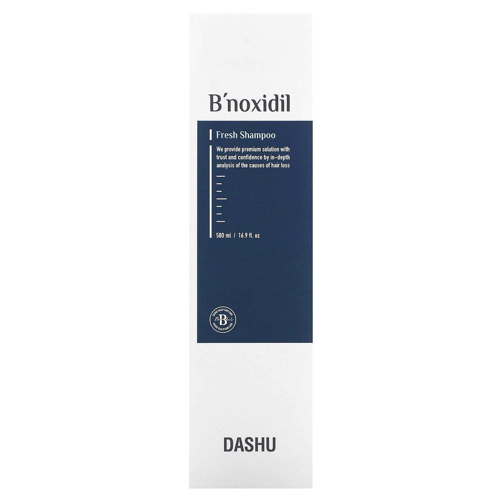 Dashu, B'noxidil, свежий шампунь, 500 мл (16,9 жидк. унц.)