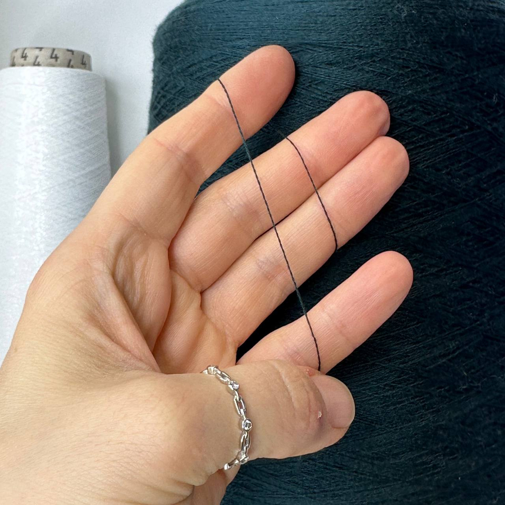 WISH - Loro Piana; 100% меринос; 2400м/100гр, (2/48); col. PINO UN, цвет: «Океан»