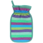 Мочалка - варежка для тела жёсткая «Premium - Lantika», мультицвет, 14*24см (ZIP пакет)