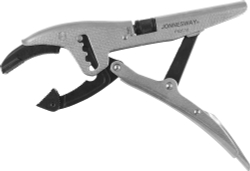 P52C10 Зажим ручной переставной с шарнирной губкой и трубным захватом, 250 мм, 0-80 мм