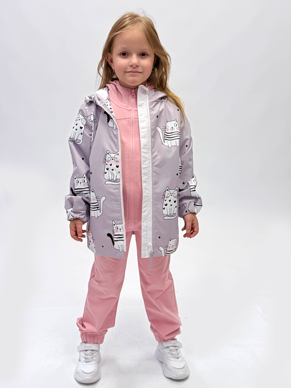 Парка демисезонная мембрана для девочкие 4-9 лет Милашка Сьюзи