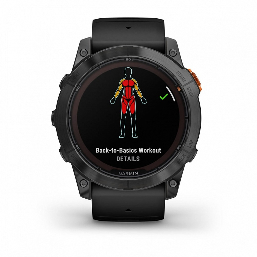 Смарт часы Garmin Fenix 7X Pro Solar Edition серый корпус c черным ремешком