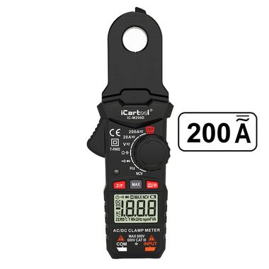 Токовые клещи постоянного/переменного тока 200A iCartool IC-M200D