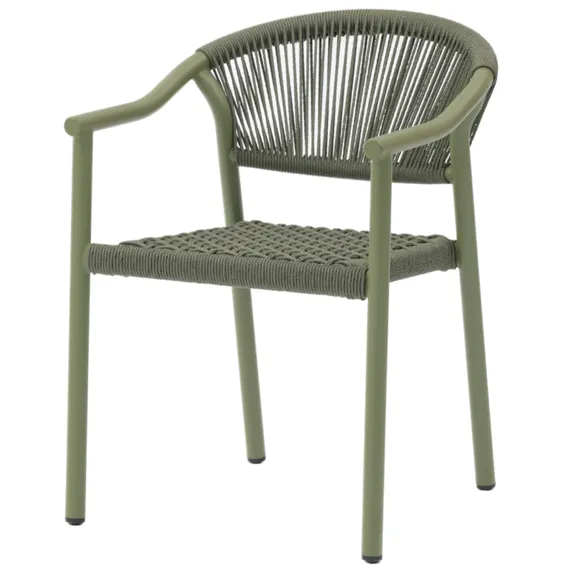 Уличный плетеный стул Syna зелёный