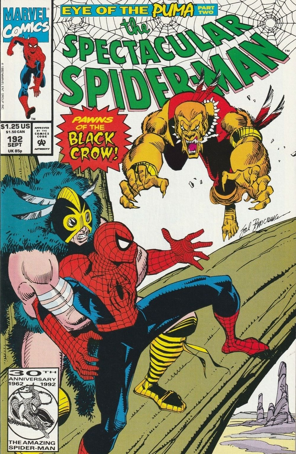 Комикс The Spectacular Spider-Man #191-193 Eye of the puma parts 1-2+1