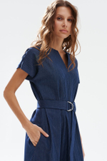 51749 Платье женское (синий в полоску)