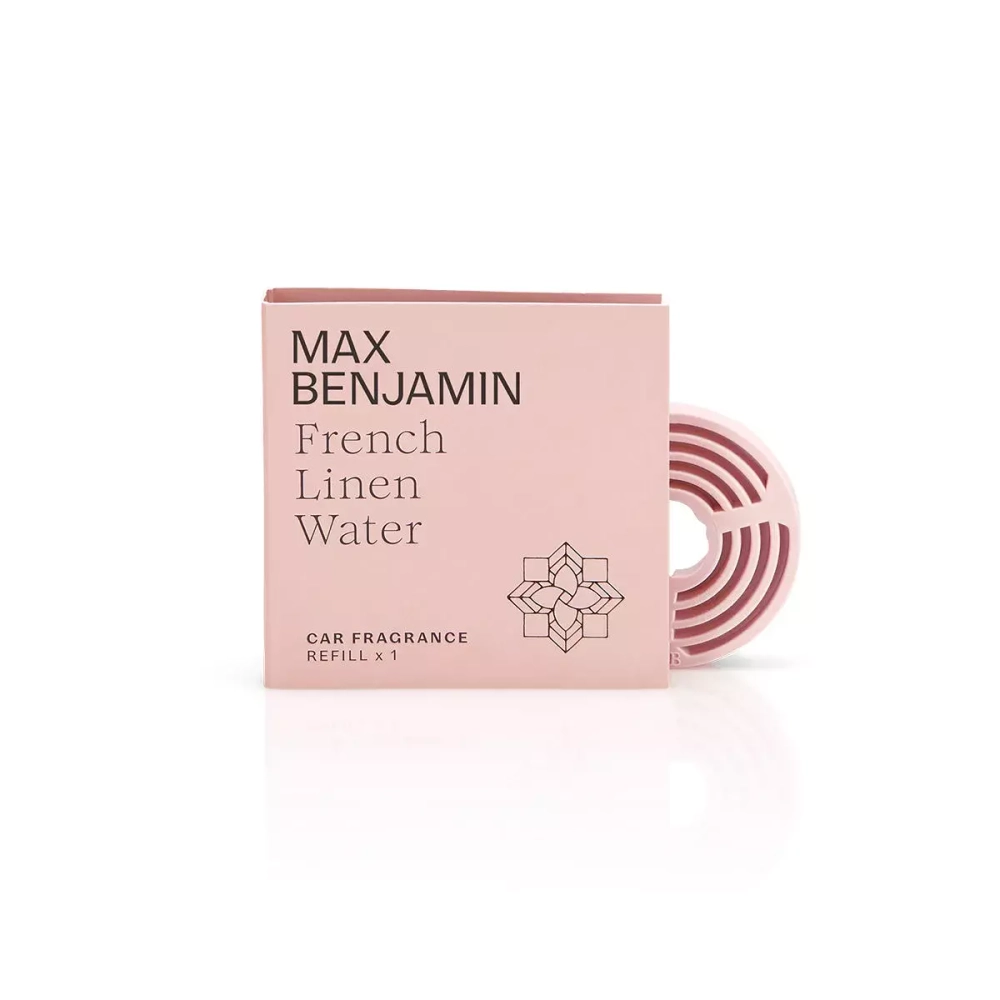 Max Benjamin - Запасной освежитель воздуха для автомобиля French Linen Water / артикул   RB-CFR02  / GTIN 5391533717998