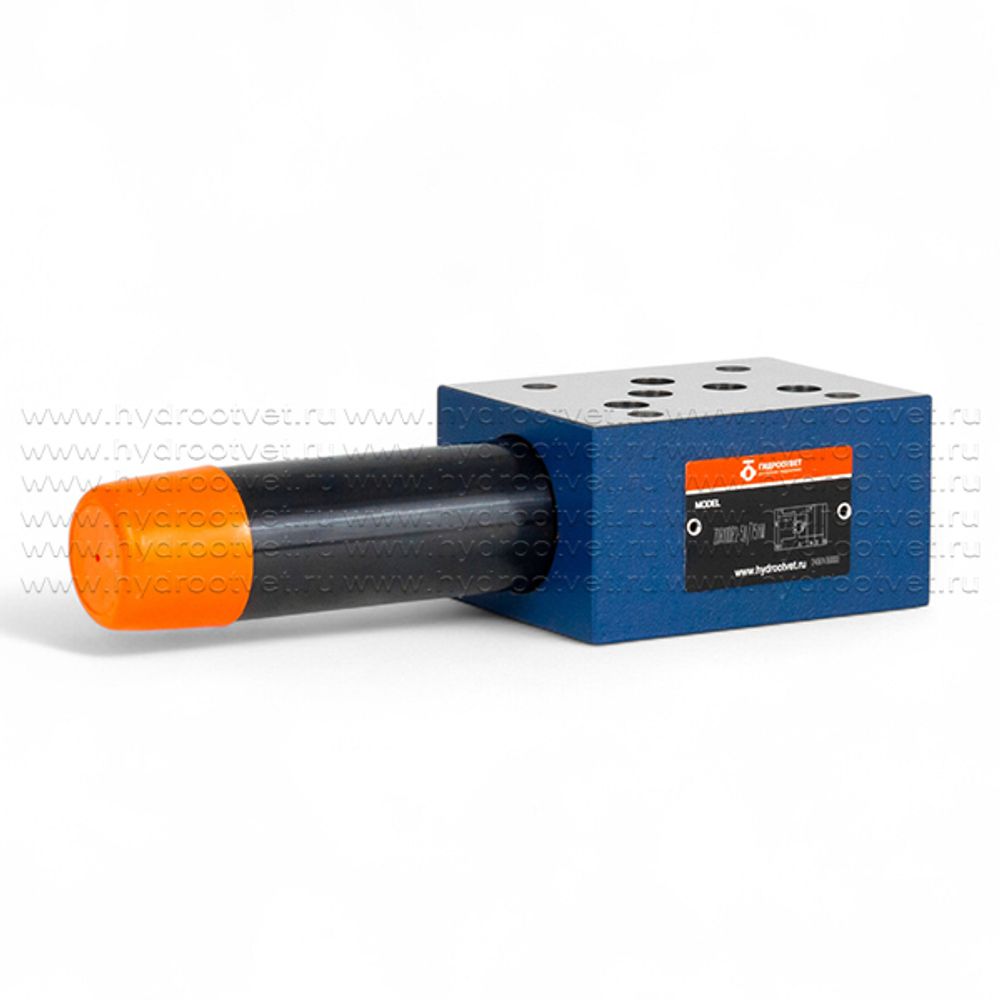 ZDR10DP2-5X/75YM - Редукционный клапан Ду 10 трехлинейный модульного монтажа с давлением регулировки до 75 бар, в канале P, обратный клапан - М = нет ZDR10DP2-5X/75YM - Редукционный клапан Ду 10 трехлинейный модульного монтажа с давлением регулировки до 75 бар, в канале P, обратный клапан - М = нет
